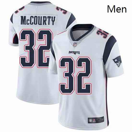 Nike Patriots 32 Devin McCourty White Men Vapor Untouchable Limited Jersey